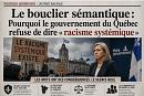 Le bouclier sémantique : pourquoi le gouvernement du Québec refuse de parler de « racisme systémique